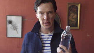 Benedict Cumberbatch performs a wizardly magic trick